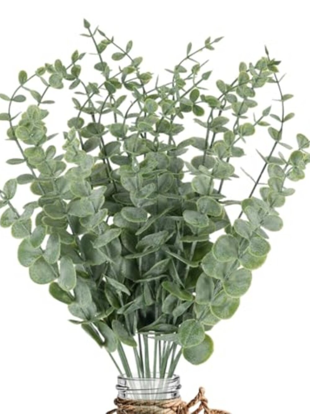 New 20pcs Eucalyptus Stems Artificial Eucalyptus Leaves Stems Artificial Fake